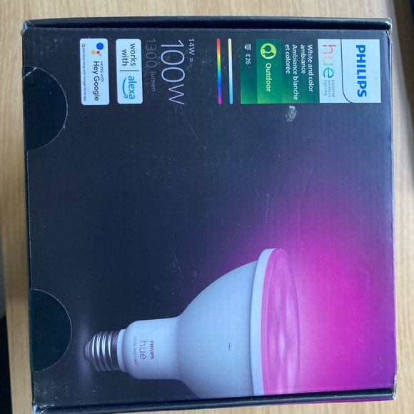 Philips Hue PAR38 100W Smart LED Bulb White and Color Ambiance 1300 Lumen 1-pack - Picture 4 of 5